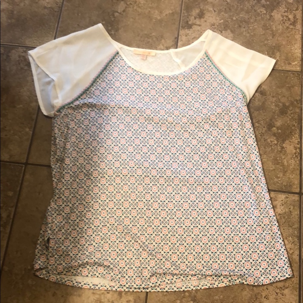 Short sleeve blouse